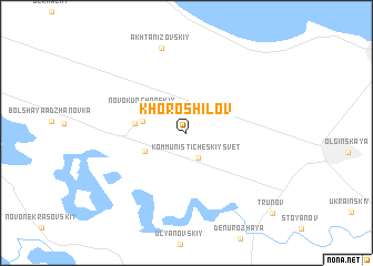 map of Khoroshilov