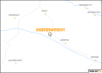 map of Khoroshinskiy