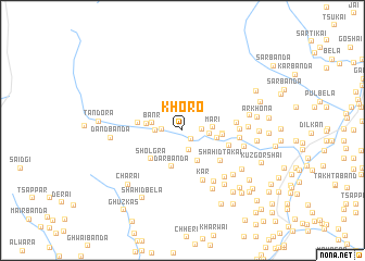 map of Khoro