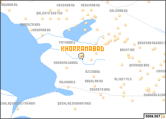 map of Khorramābād