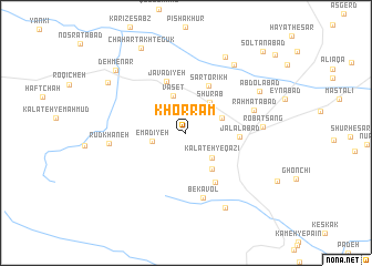 map of Khorram