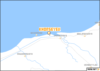 map of Khorseyev