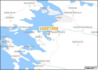 map of Khortana