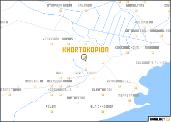map of Khortokópion