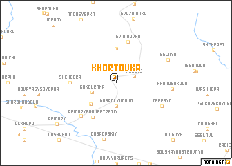 map of Khortovka