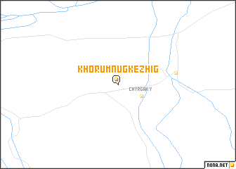 map of Khorumnug-Kezhig