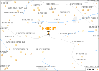 map of Khoruy