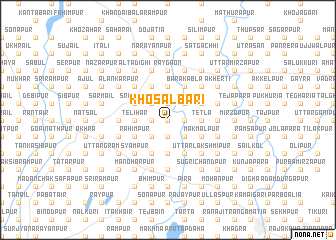 map of Khosālbāri