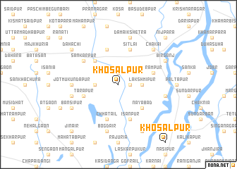 map of Khosālpur