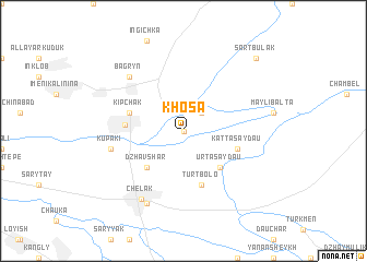 map of Khosa