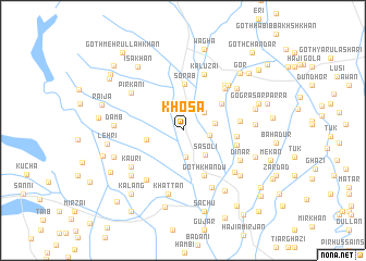 map of Khosa