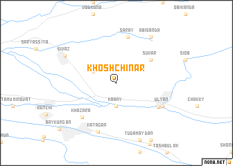 map of Khosh-Chinar