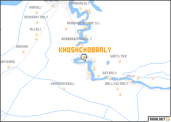 map of Khoshchobanly