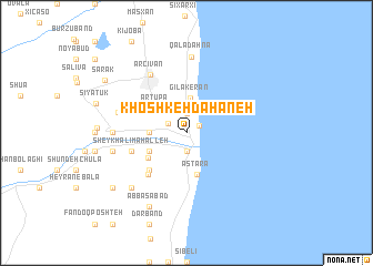 map of Khoshkeh Dahaneh