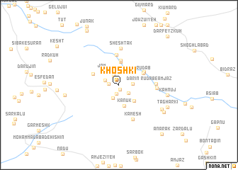 map of Khoshkī