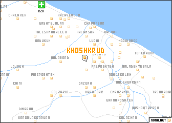 map of Khoshkrūd