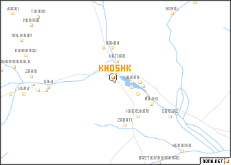 map of Khoshk