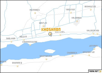 map of Khoshman