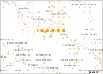 map of Khosrow Khānī