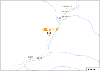 map of Khostav