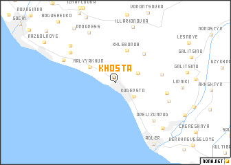 map of Khosta