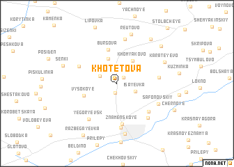 map of Khotetova