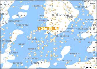 map of Khotewāla