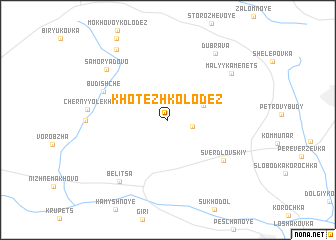 map of Khotezh Kolodez\