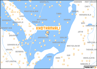 map of Khothānwāli