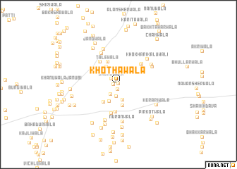 map of Khothawāla