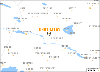 map of Khotilitsy