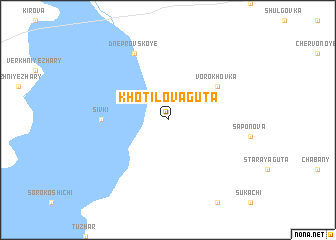 map of Khotilova Guta