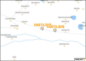 map of Khotilovo