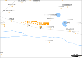 map of Khotilovo