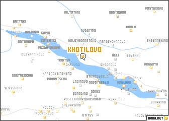 map of Khotilovo