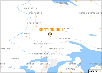 map of Khotinkhovi