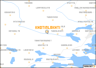 map of Khotinlakhti