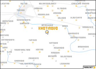 map of Khotinovo