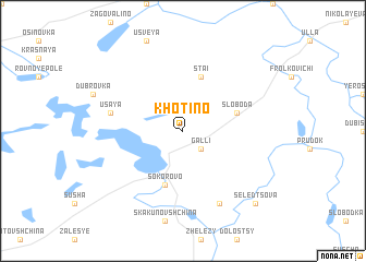map of Khotino