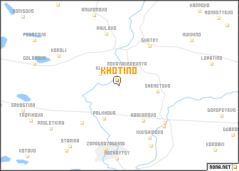 map of Khotino