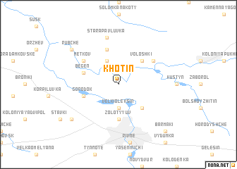 map of Khotin