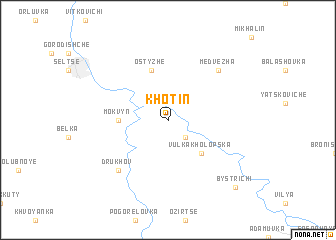 map of Khotin