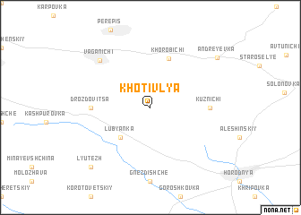 map of Khotivlya