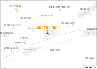 map of Khotmyzhek