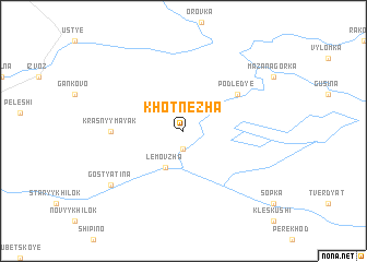 map of Khotnezha