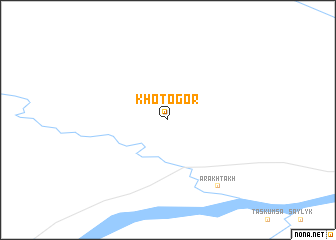 map of Khotogor