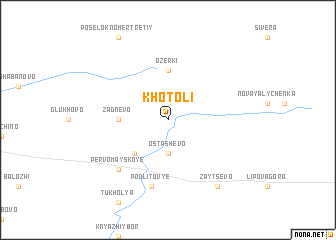 map of Khotoli