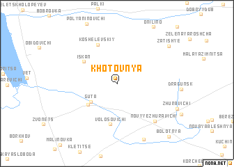 map of Khotovnya