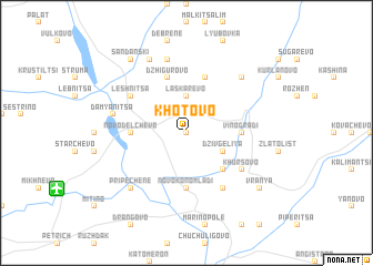 map of Khotovo