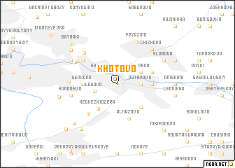 map of Khotovo